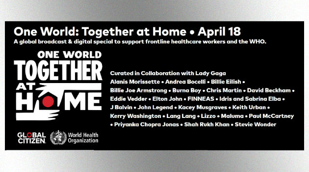 One World: Together At Home – Η πρώτη on line συναυλία είναι γεγονός!
